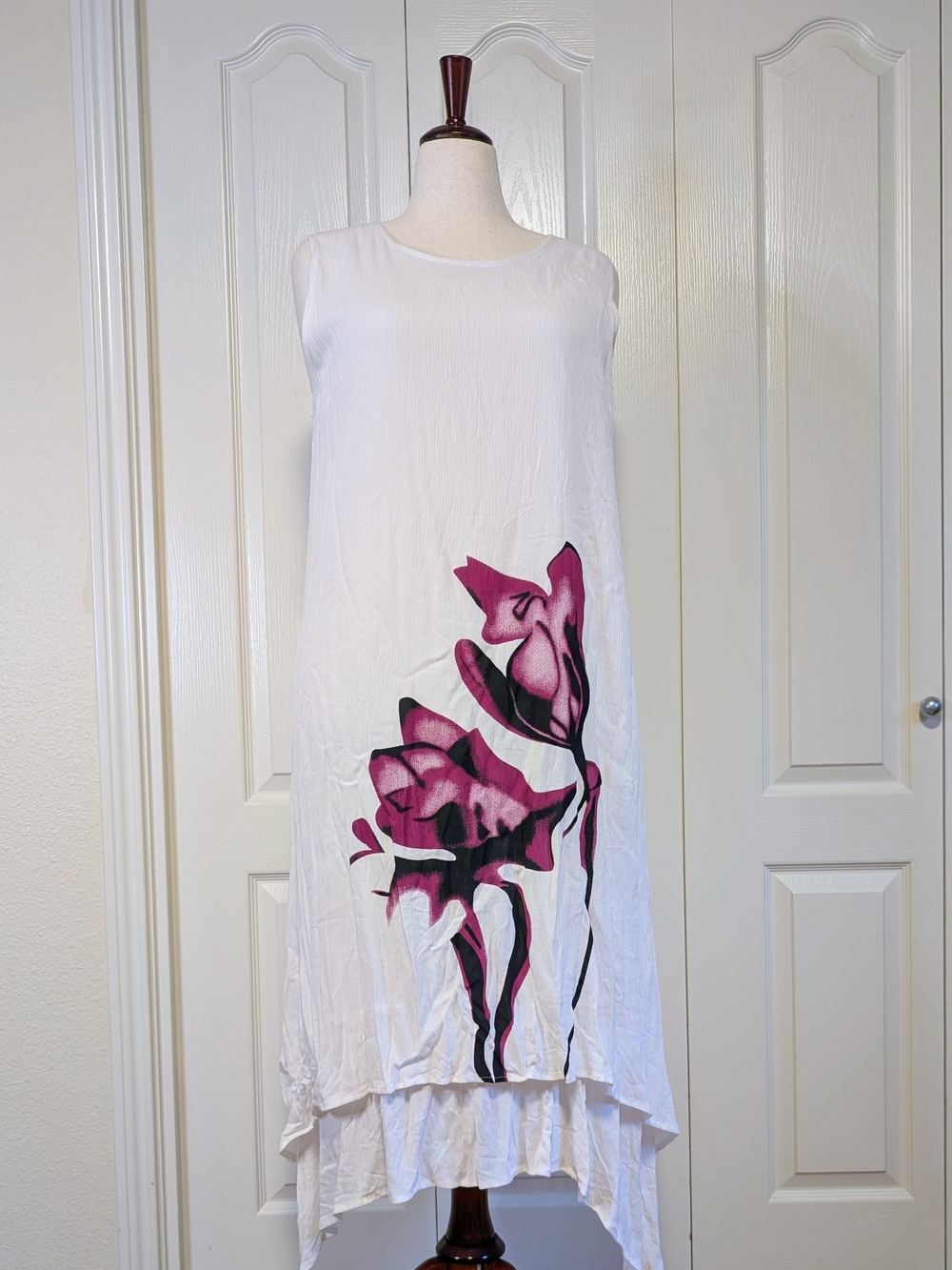 Tendency Gauzy Tank Midi  Dress | Floral | NWT | XL